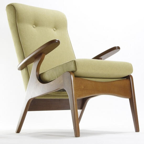 1960s mid century Rocket chair restoration MCM Furnichur Lake Taupo